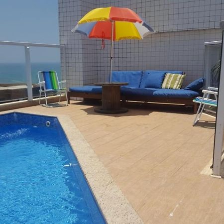 Cobertura Com Piscina E Churrasqueira Mongagua Sp Apartman Kültér fotó