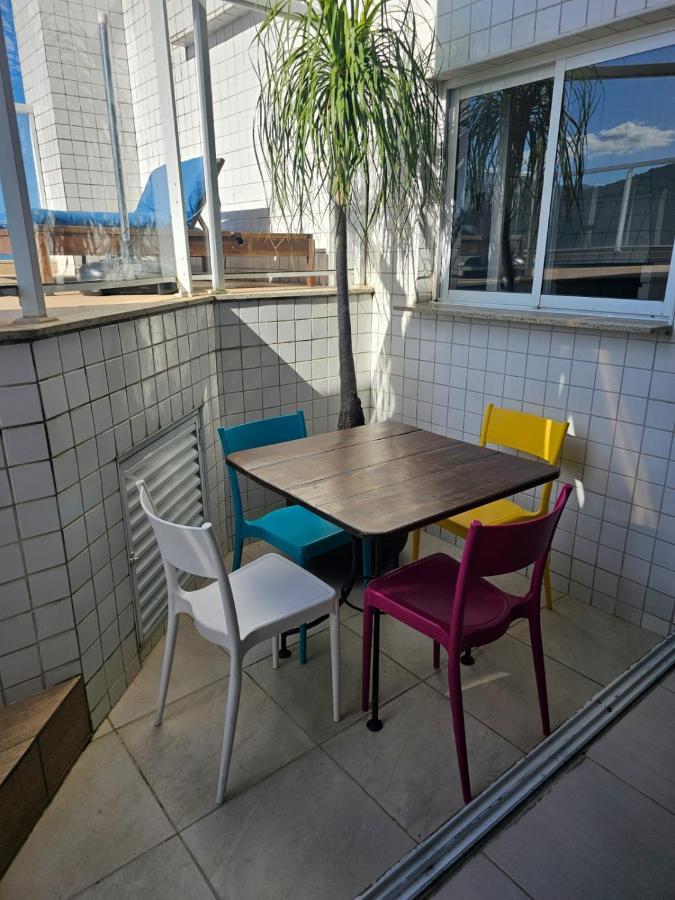 Cobertura Com Piscina E Churrasqueira Mongagua Sp Apartman Kültér fotó
