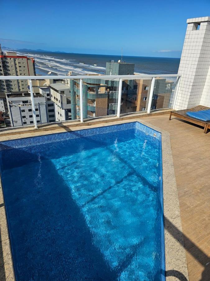 Cobertura Com Piscina E Churrasqueira Mongagua Sp Apartman Kültér fotó